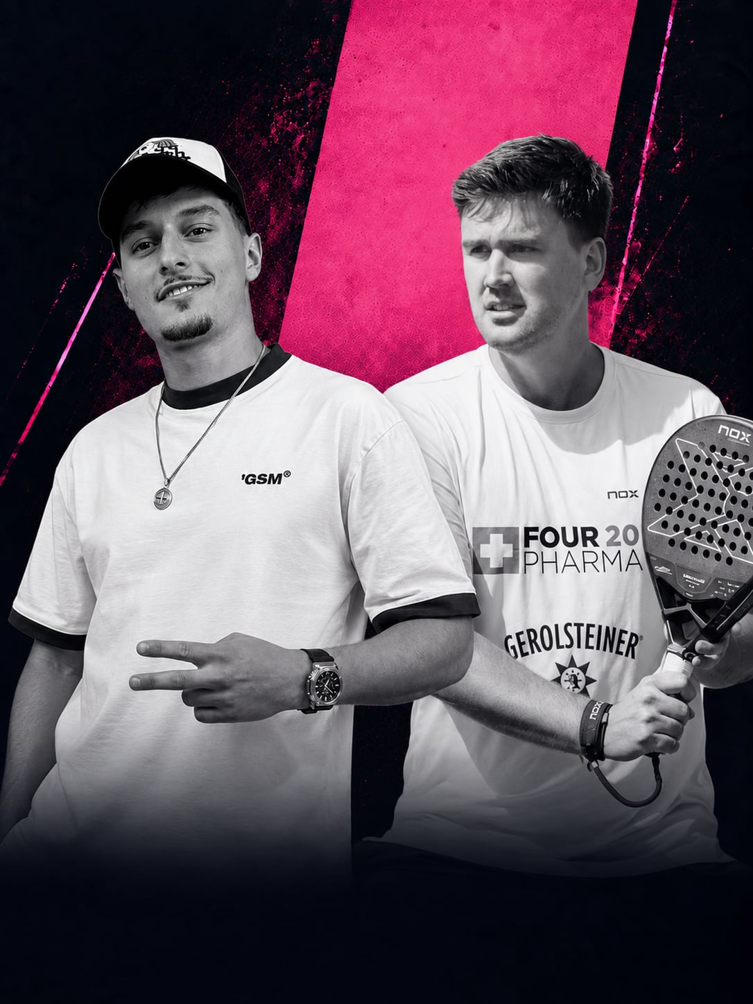 Nikolai Savic und Matthias Wunner im Creator × Profi Teammotiv