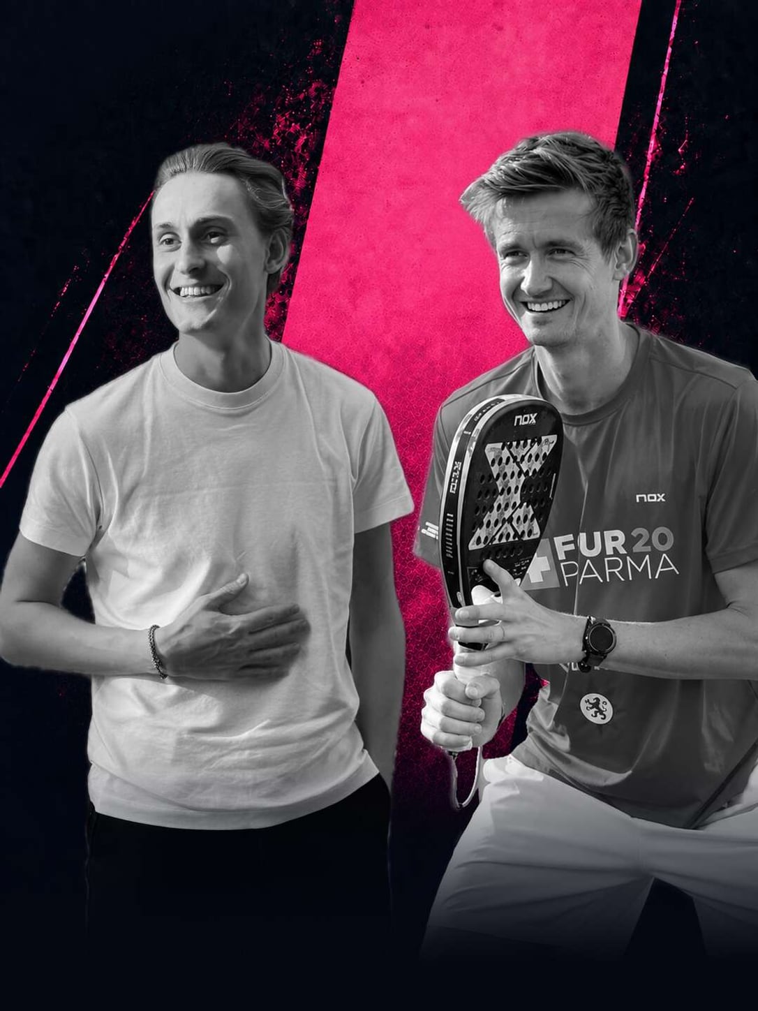 Rouven Schenk und Jojo Lindmeyer im Creator × Profi Teammotiv